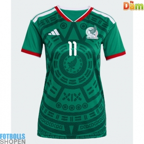 Billiga Mexiko Santiago Gimenez #11 Hemmatröja Dam VM 2026 Kortärmad